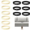 6 Pack Sectional Couch Connectors, Keep Sofa in Place Without