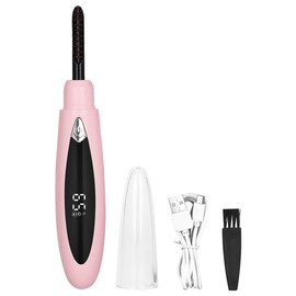 ieron Beheizte Wimpernzange, USB-Aufladung, Wimpernzange, Elektrische Wimpernzange, Tragbare Beheizte Wimpernzange, Geeignet Für Make-Up, Schnelle Natürliche Beheizte Wimpernzange (Pink)