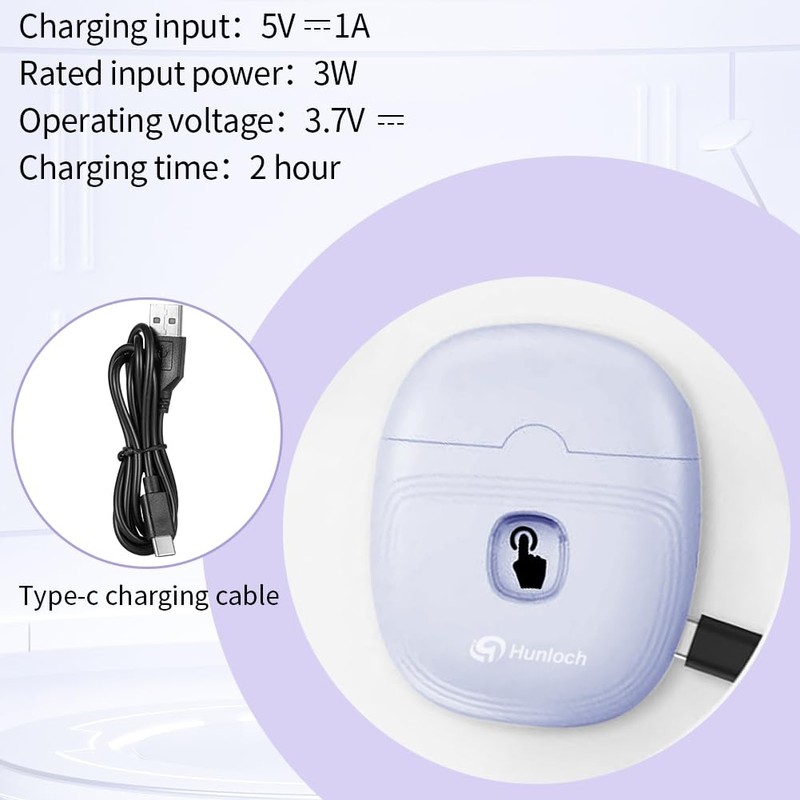 Electric Nail Clipper, Electric Nail Trimmer with Nail Clip Storage