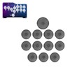 Arcade Button Covers 12 Pcs Mechanical Push Button Covers for
