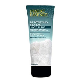 Desert Essence Body Scrub, Detox Sea Salt 6.7 Oz
