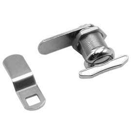 WOOCH 5/8" Thumb Operated Offset Cam Lock, RV Compartment Latch, Non-Locking Thumb Turn, for RV Compartment Camper Storage Door (6 Pack)