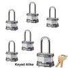 Master Lock - (6) Keyed Alike Locks w/ 12 Keys,