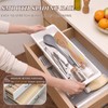 Deep Drawer Organizer, Adjustable Drawer Organizer, Suitable for Kitchens, Cosmetics,