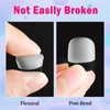 Bellelfin 300PCS Square Nail Tips Black French Tip Press on