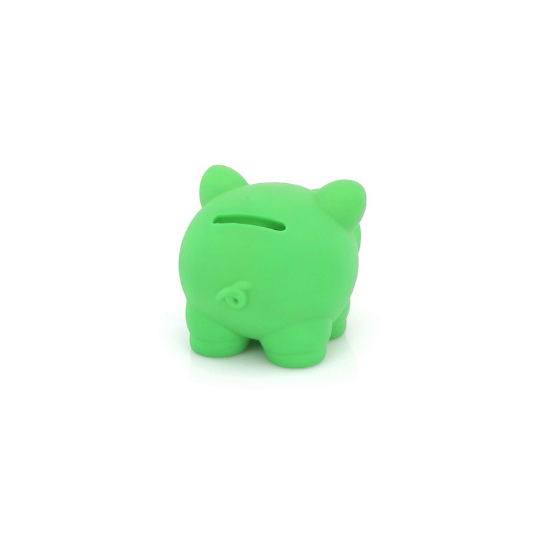 Soft Rubber Body Piggy Bank with Vibrant Colors, Novelty Money