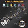 Garberiel Super Bright 90000000LM XHP120 LED Flashlight Rechargeable Powerful Stroll