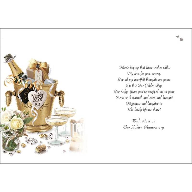 Husband Golden Wedding Anniversary Card