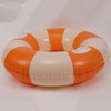 2PCS Stripe Pool Swim Ring with Handles Inflatable Pool Floats