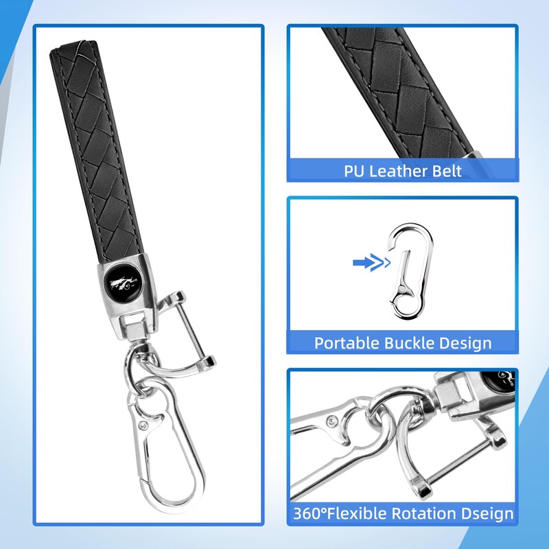 for Nissan Key fob Cover with Leather Keychain,TPU Key case,Compatible