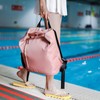 FAVORTALK Drawstring Backpack Dry-Wet Separation Drawstring Bags Waterproof Drawstring Gym