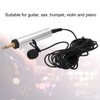 Professional Condenser Microphone Lavalier Lapel Mic Clipon Instrument Microphone for
