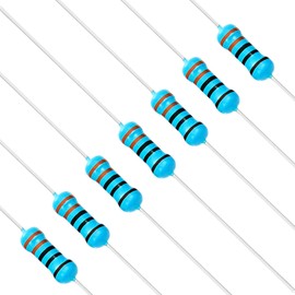 Chanzon 100pcs 1/2W (0.5W) 330 Ω ohm Metal Film Fixed Resistor 0.01 ±1% Tolerance 330R MF Through Hole Resistors Current Limiting Rohs Certificated