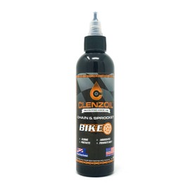 Clenzoil Chain & Sprocket Bike 4 oz. Bottle | Cleaner Lubricant Protectant [CLP] | Bike Chain Cleaner + Chain Lube in One | Wet Lube Application, Dry Lube Performance