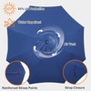 Blissun 9ft Patio Umbrella Replacement Canopy, Market Umbrella Top, Outdoor