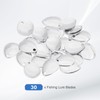 PATIKIL Fishing Lure Blades 0.6"x0.4", 30 Pack Willowleaf Lure Making