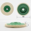 Polishing machine Polishing wheel, Eacam 10Pcs 4 Inch Round Wool