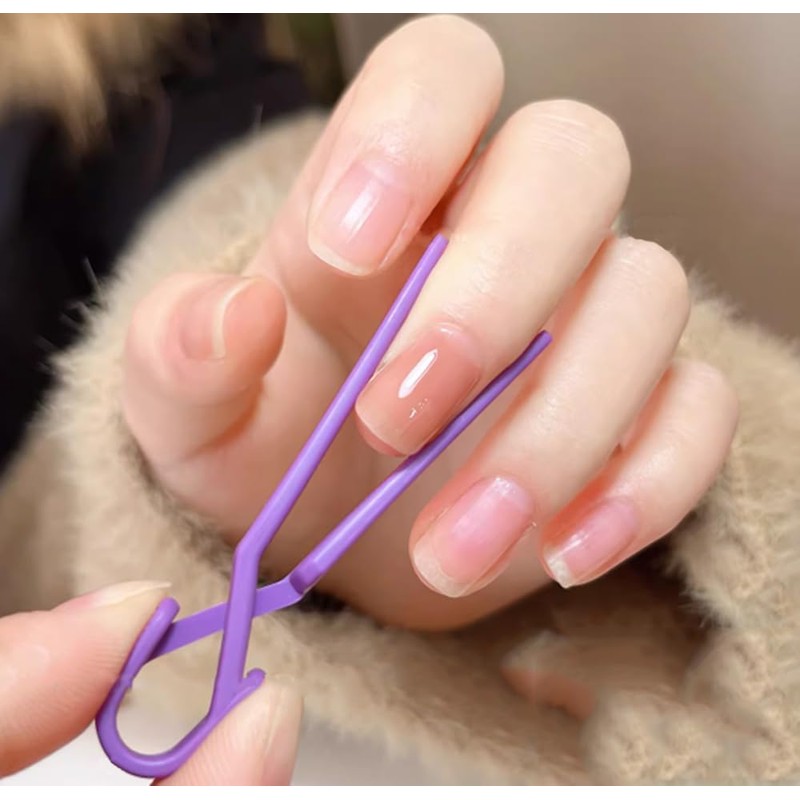 Samcos Nail Clips 12 Pcs Nail Protector Multi-Function Nail Accessories