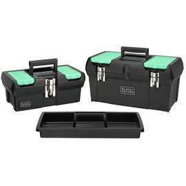 BLACK+DECKER Reviva Toolbox Bundle, Tool Storage Organizer - REVST19129FF