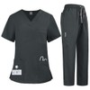 Aylashine Scrubs Medical Top and Bottom Set, Nursing and Care
