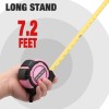 WORKPRO 25FT Pink Tape Measure 1/8 Fractions Easy Read Measuring