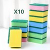 Absorbent Dish Sponge with Scouring Side - Pack of 10