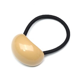 QinGoo Khaki Hair Closure Scrunchy Hair Elastic Adult Hair Accessory Cute Women's Korean 1 Piece (Khaki)