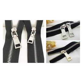 8Pcs Zipper Pull Replacement 4 Colors 2 Sizes Metal Zipper Handle Mend Fixer Zipper Tab Repair for Luggage Suitcase Backpack Jacket Bags Coat Boots