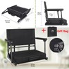 Stadium Seats for Bleachers with Back Support & Armrests, Foldable