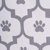Bone Dry Pet Storage Collection Lattice Paw Print, Small Rectangle,