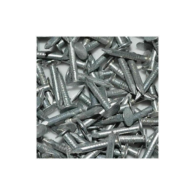 SISI UK® 50 x Clout/Felt/ROOF Nails GALVANISED SHED Large Head