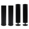 Dnyta 4Pcs 6inch Frosted Support Legs, Aluminum Alloy Adjustable Height