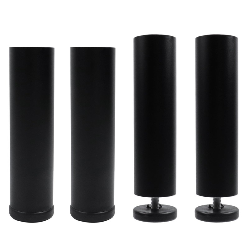 Dnyta 4Pcs 6inch Frosted Support Legs, Aluminum Alloy Adjustable Height