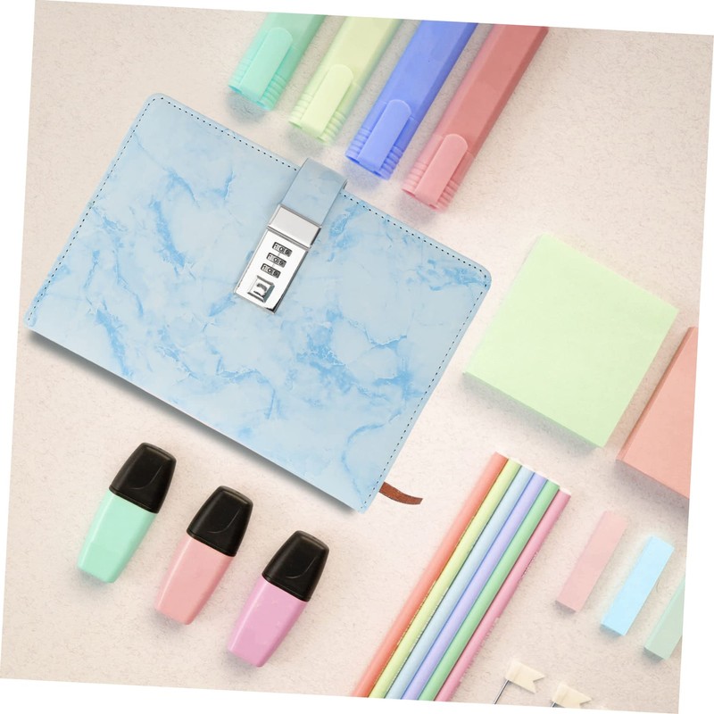 GRIRIW Notepad Diary Lock and Keys for Secret Notes Multi-functional