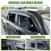 Qyebbk Window Visors Rain Guards for 2010-2024 Toyota 4Runner, Durable