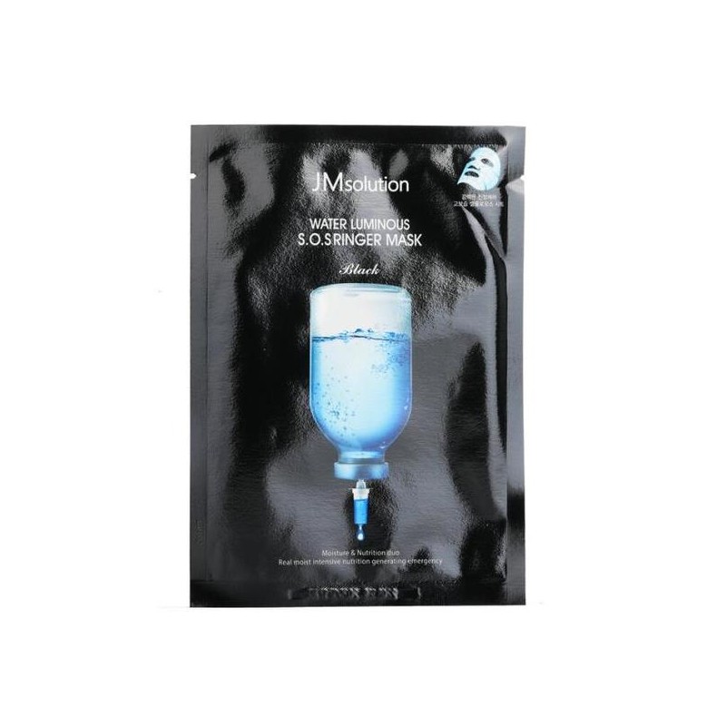 JM Solution Water Glow SOS Ringer Mask Black 35ml x