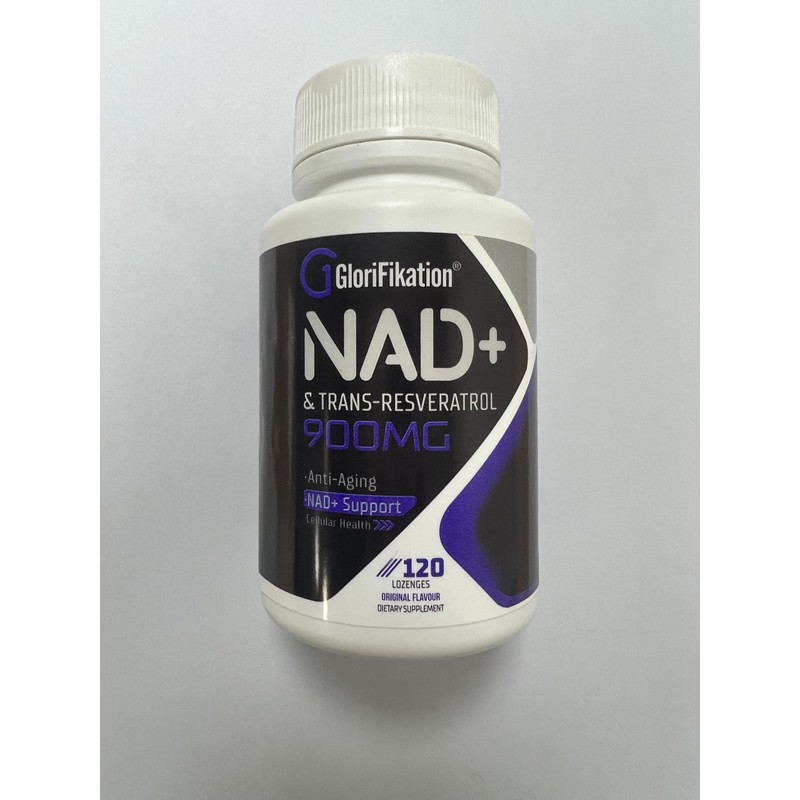 NAD Lozenges + Trans-Resveratrol 900mg, Enhanced with Black Pepper for