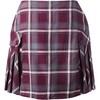 Lands' End Uniform Plaid Side Pleat Skort Above The Knee