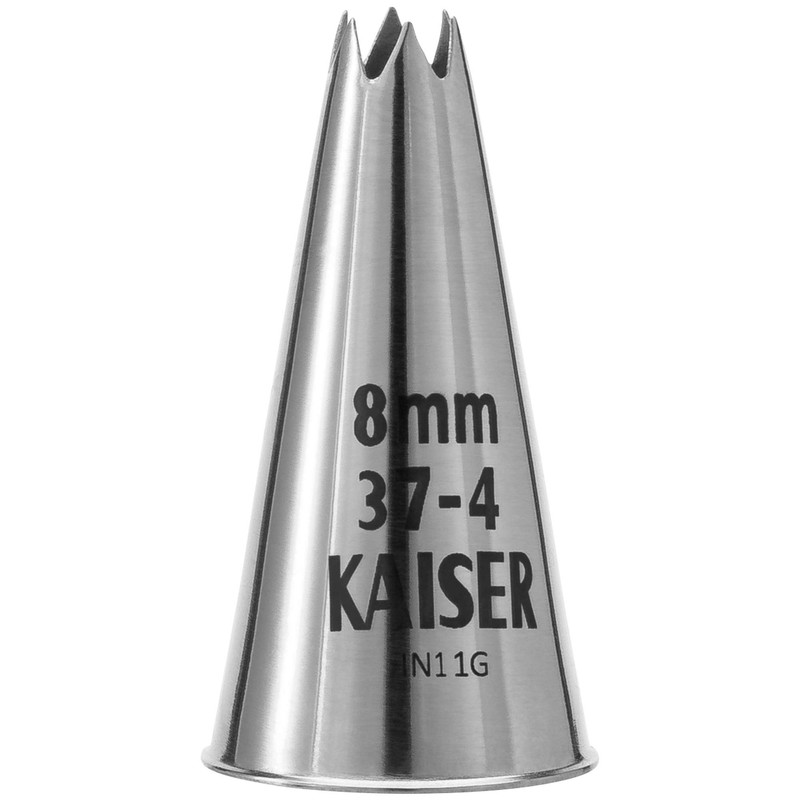 Kaiser Decoration Centre Star Nozzle, Silver, 2 Litre