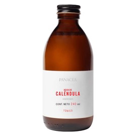 Tónico facial de CALÉNDULA limpiador, calmante y cicatrizante para piel irritada y enrojecida. Contiene Caléndula, Manzanilla y Sábila. Ingredientes 100% Naturales, sin químicos. 240ml.