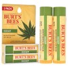 Burt's Bees Bálsamo labial hidratante de cáñamo unisex 2 oz