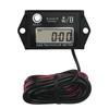 Runleader Digital Maintenance Hours Tachometer Waterproof Design for Lawnmower, Generator,