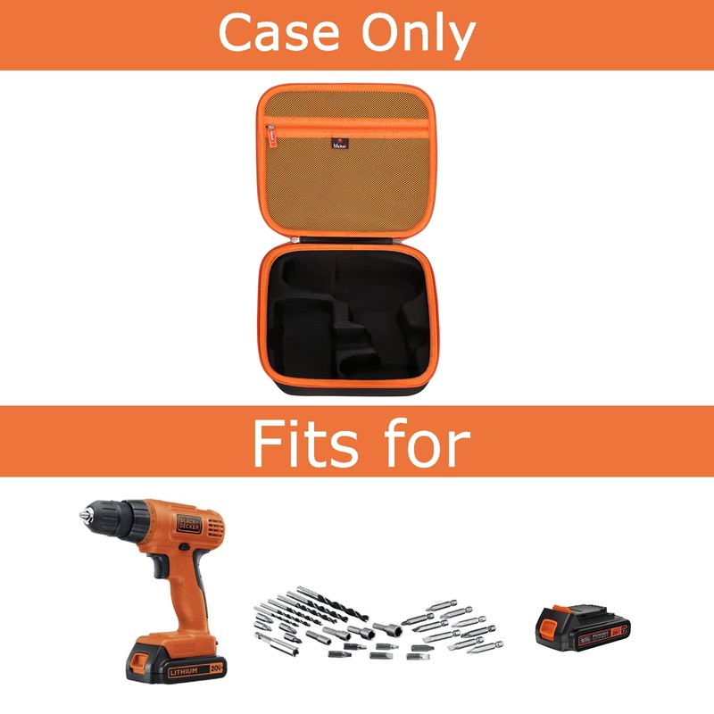 Mchoi Hard Portable Case Compatible with BLACK+DECKER 20V Max Cordless