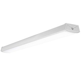 Sunco 4FT LED Shop Light Wraparound Light Fixture, Garage Ceiling Lights, Linkable, 3500 LM, 40W=300W, 5000K Daylight, Hardwired, Surface Mount, Workshop Utility Light ETL