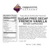 Cappuccino Supreme 1.2 lb bag Sugar Free Decaf French Vanilla