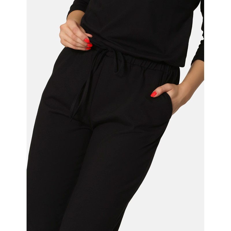 Bellivalini BLV50-212 Women's One-Piece Jumpsuit with Tie Belt Leisure Suit,