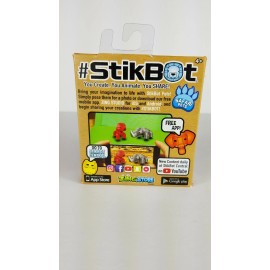 Zing Stikbot Safari Pets Gray Stik Hippo New