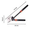 SANIK Ratchet Cable Cutter with Telescoping Handles, Heavy Duty Hand