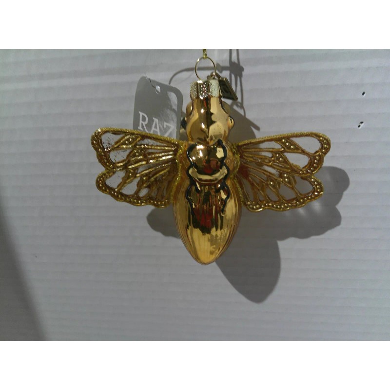 RAZ Imports 3" Plastic Bee Christmas Tree Ornament