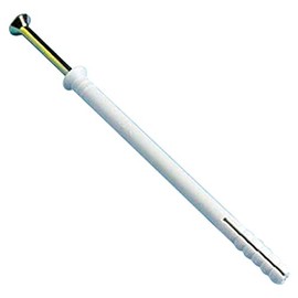 Merriway BH05919 (20 Pcs) Hammer Type Solid Wall Fixing with Nylon Plug, M8 x 135mm (5/16 inch x 5.3/8 inch) - Pack of 20 Pieces